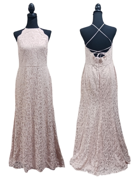Dessy Collection Dresses & Skirts - Dessy Collection Marque Lace Open Back Mermaid Gown Cameo 2995 Bridesmaid